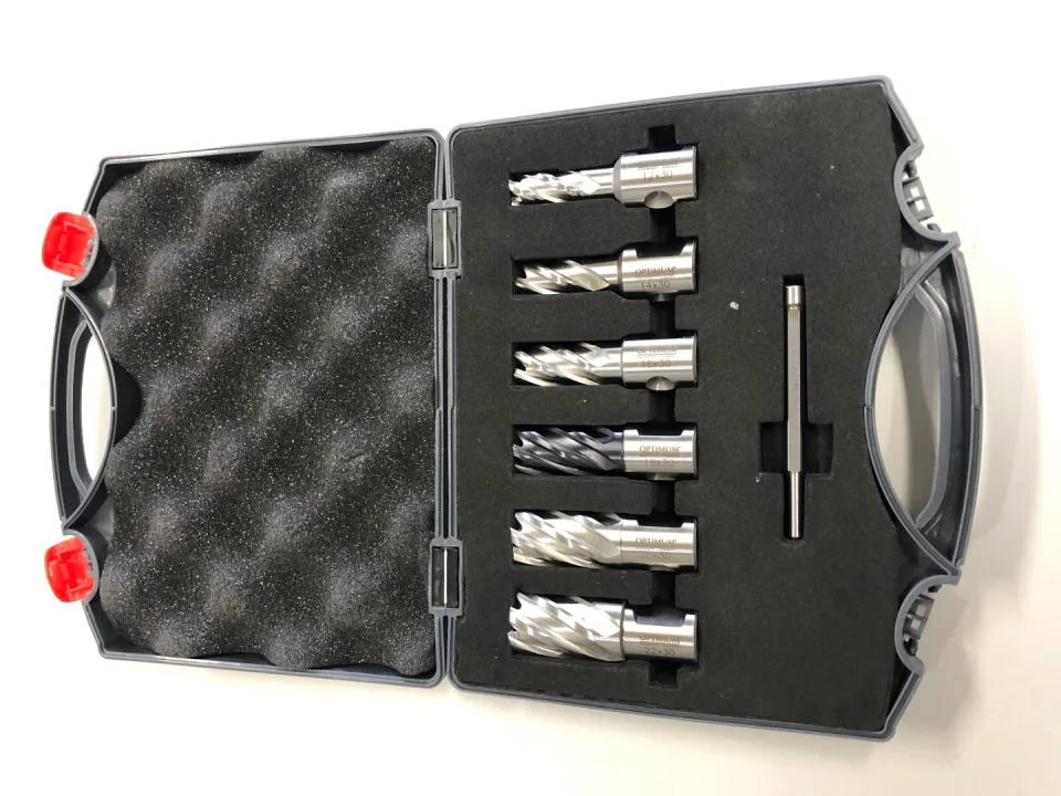Optimum Core Drill / Annular Cutter 6 pce set