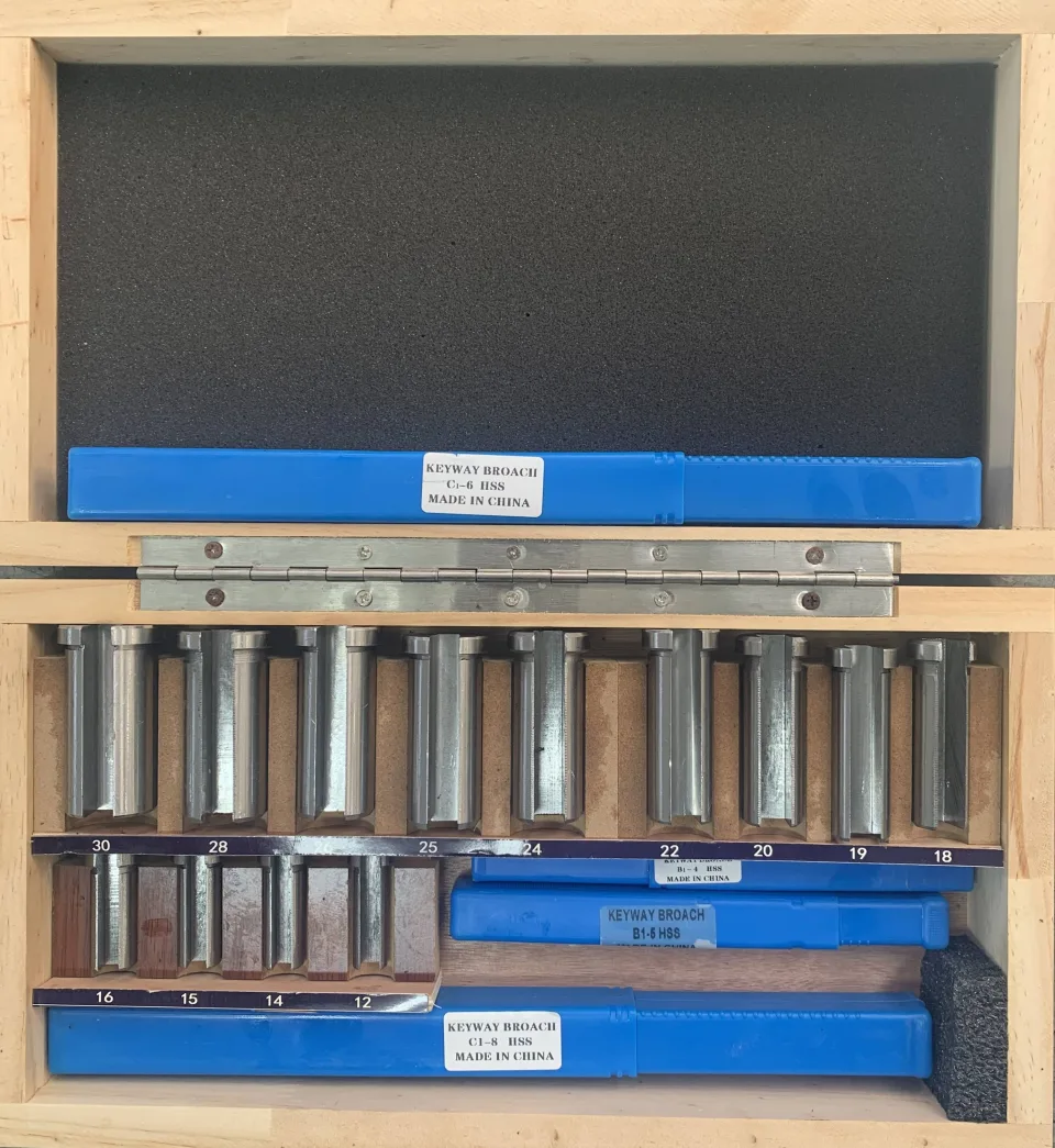 Optimum No 70 Metric broach set