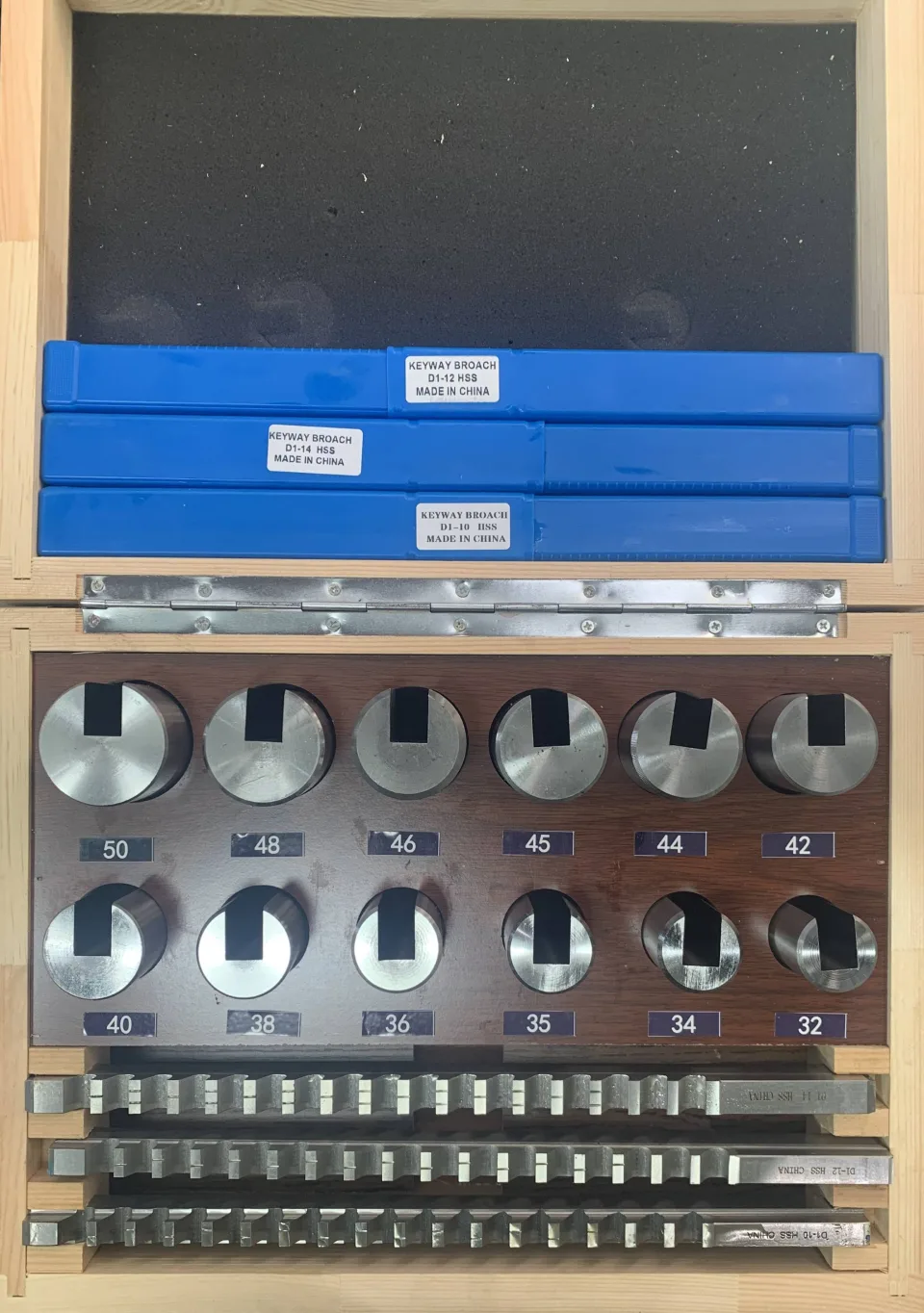 Optimum No 80 Metric broach set