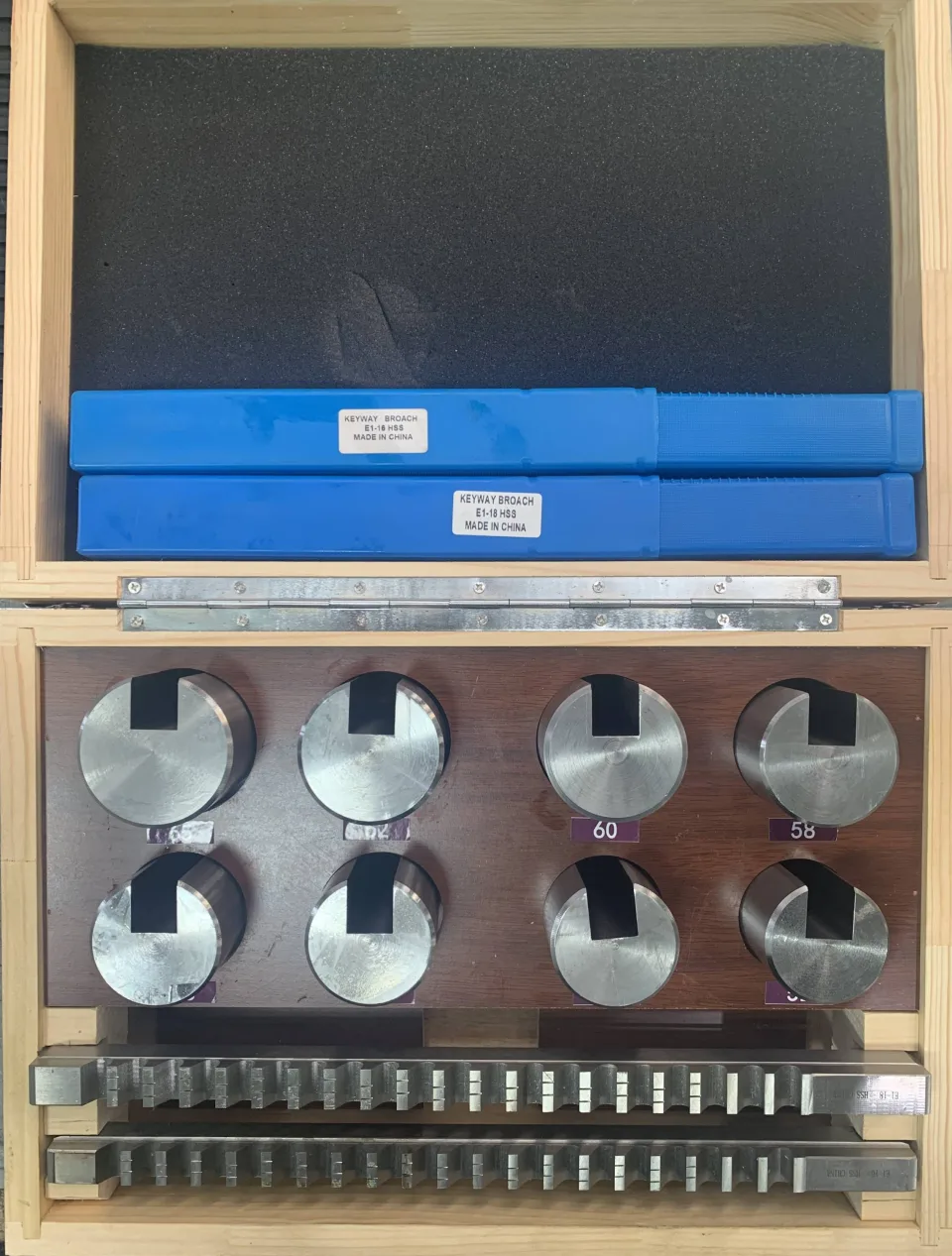 Optimum No 90 Metric broach set