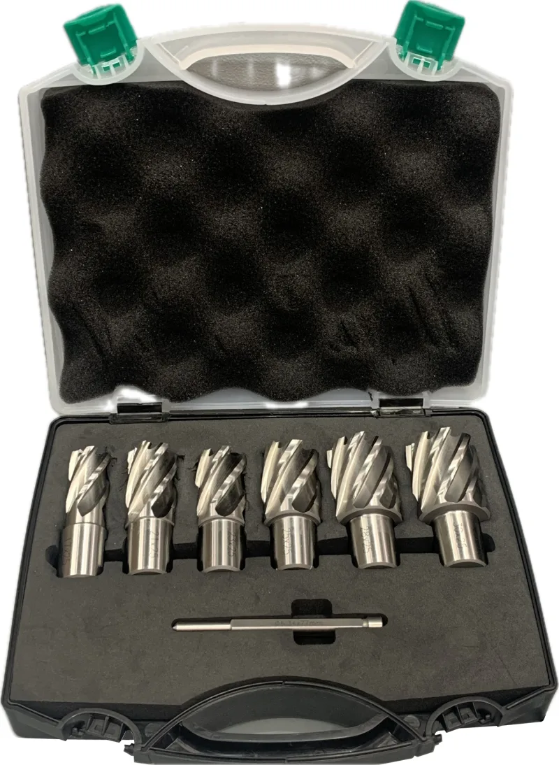 Optimum Core Drill / Annular Cutter 6 pce set