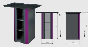 Optimum MSM1 Floor Stand for Hobby Mill Drill