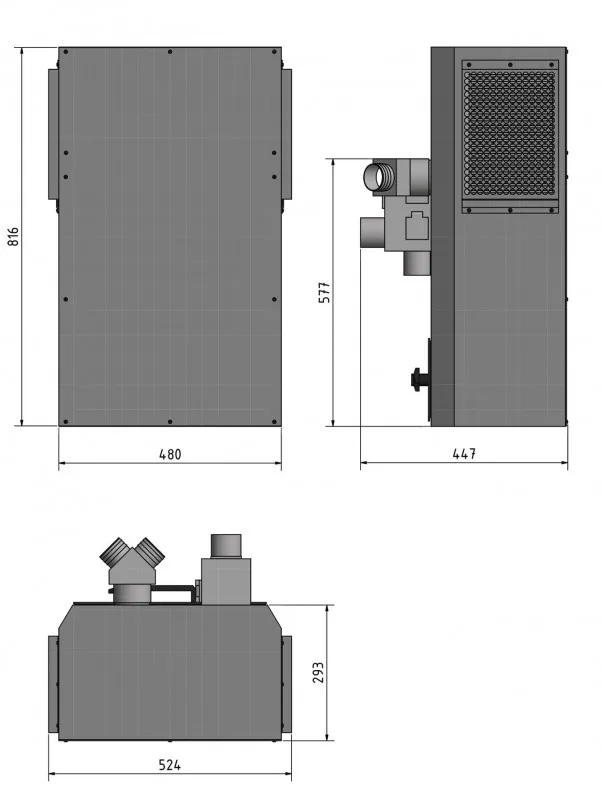 Optimum GU2 3Ph Dust Extractor