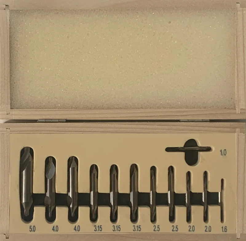 Optimum HSS Centre drill set 12 pce
