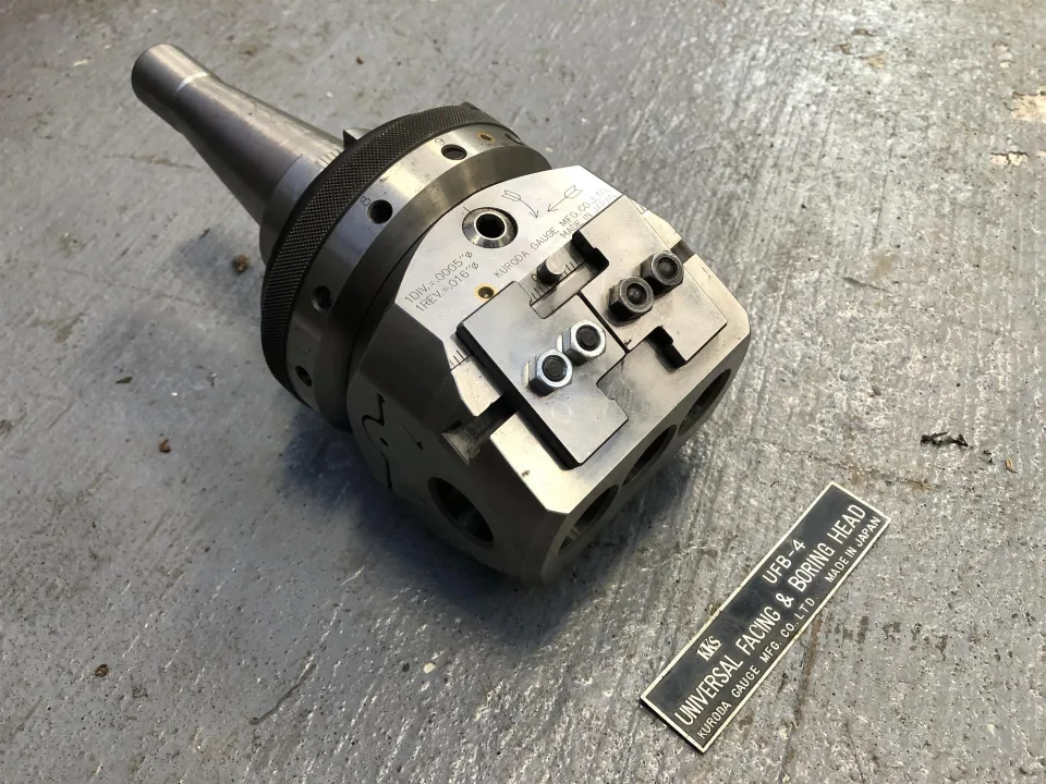 KKS UFB-4 Used NT40 Universal Boring & Facing Head Kit