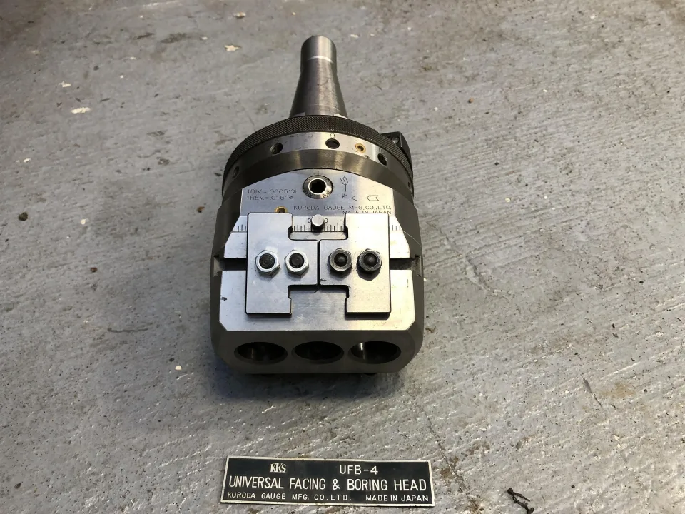 KKS UFB-4 Used NT40 Universal Boring & Facing Head Kit
