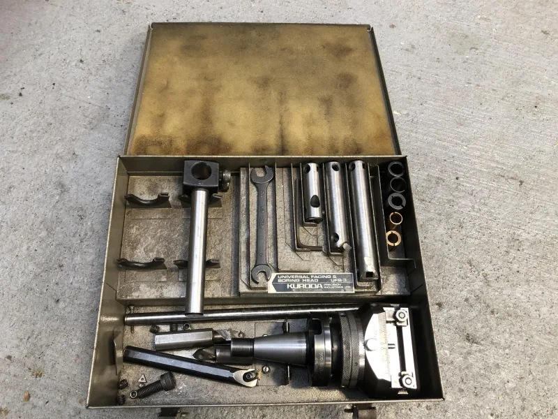 Kuroda UFB-3-F Used NT30 Universal Boring & Facing Head Kit
