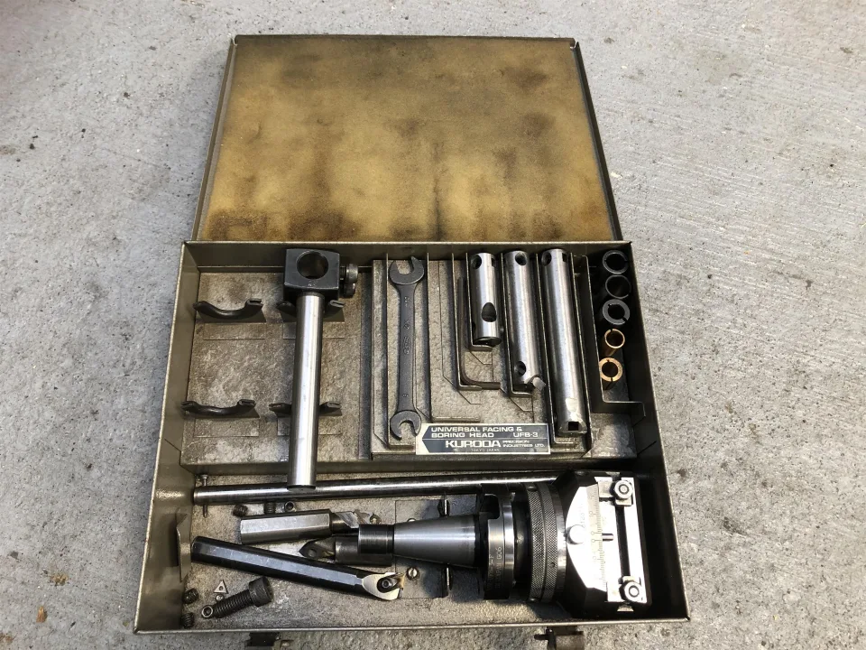 Kuroda UFB-3-F Used NT30 Universal Boring & Facing Head Kit