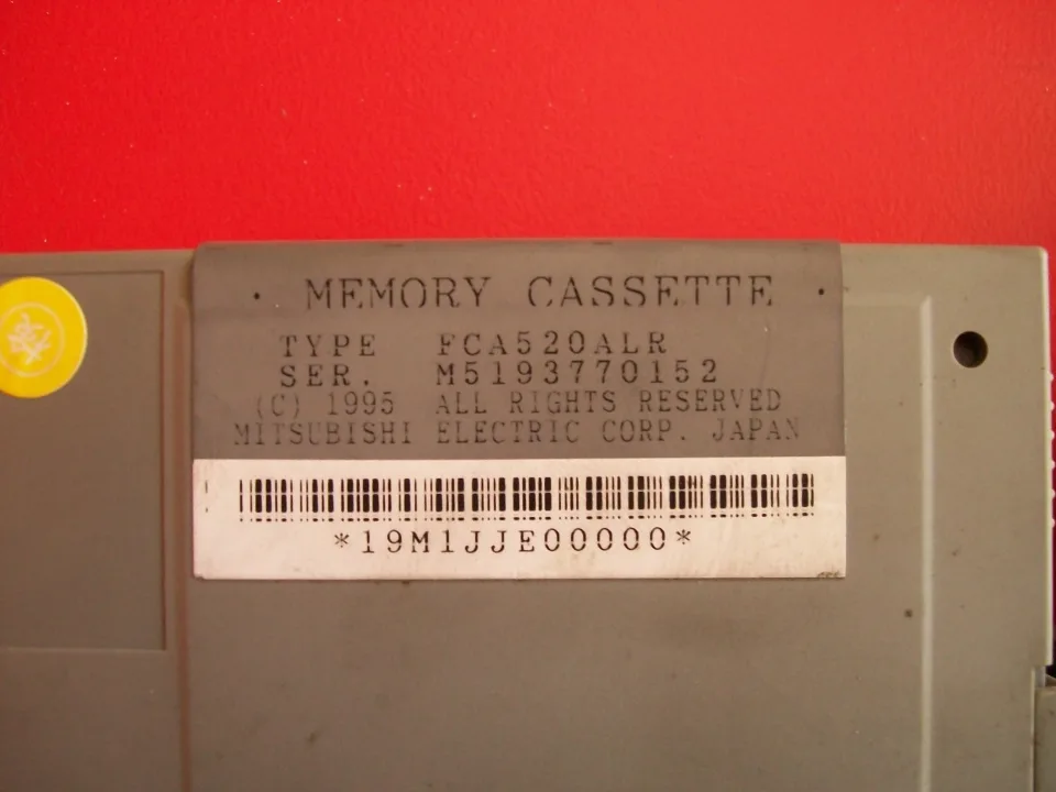Mitsubishi FCA520ALR QX611-1 Used Numerical Control System Board and Memory Only