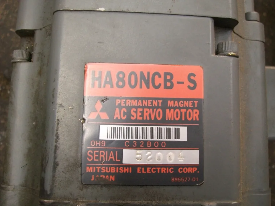 Mitsubishi HA80NCB-S Used AC Servo motor & Encoder OSE104