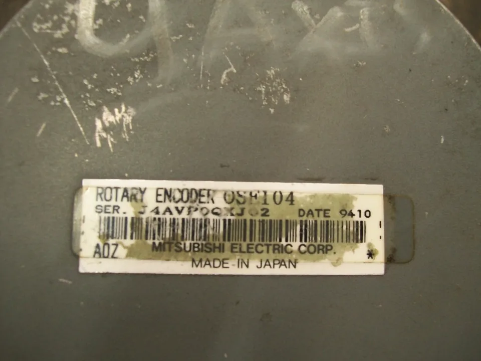 Mitsubishi HA80NCB-S Used AC Servo motor & Encoder OSE104