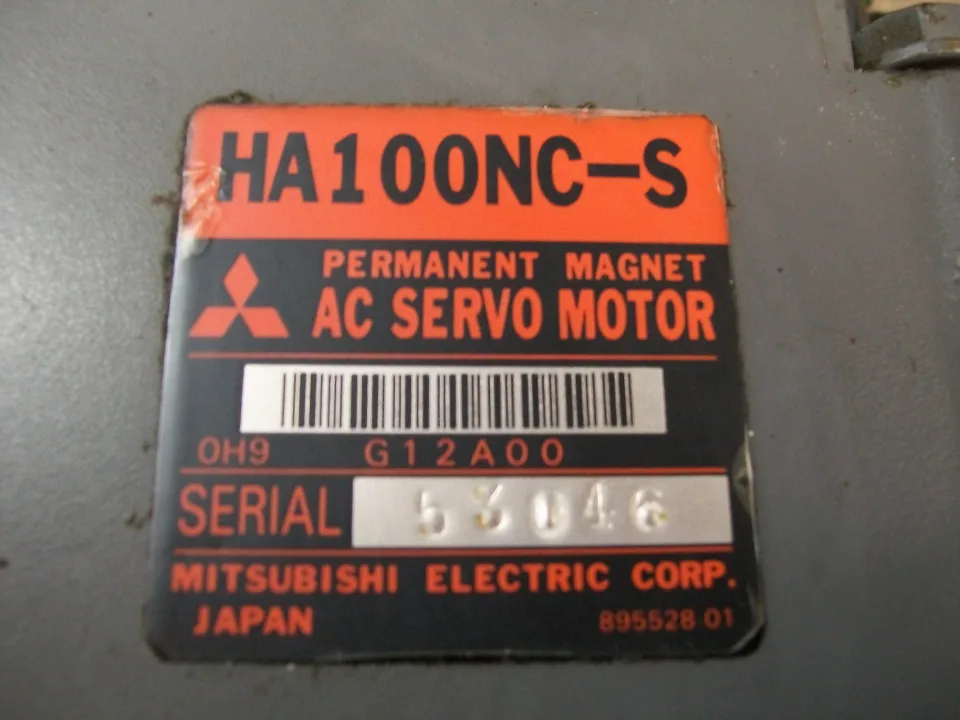 Mitsubishi HA100NC-S Used AC Servo motor & Encoder OSE253