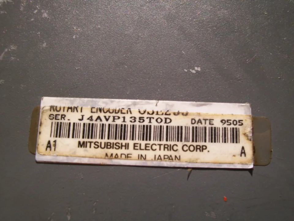 Mitsubishi HA100NC-S Used AC Servo motor & Encoder OSE253
