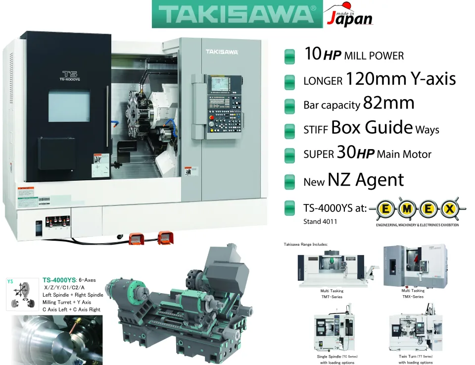Takisawa TS-4000YS CNC Lathe