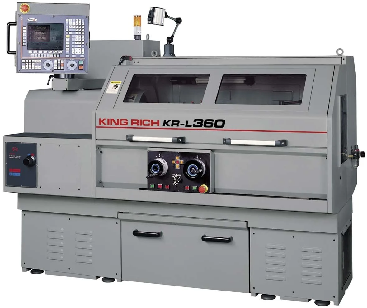 King Rich KR-L360 Combination Manual/CNC Lathe