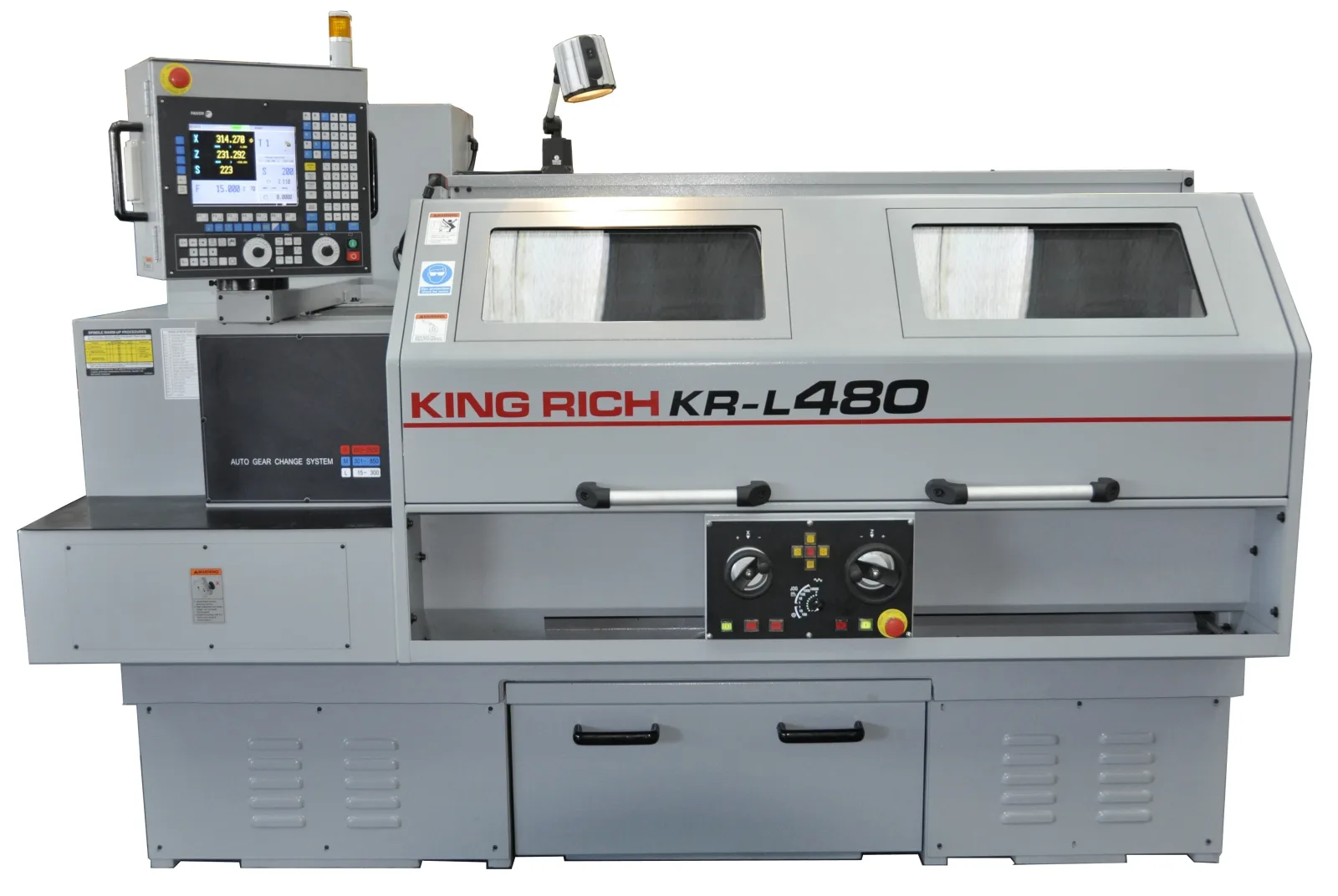 King Rich KR-L480 Combination Manual/CNC Lathe
