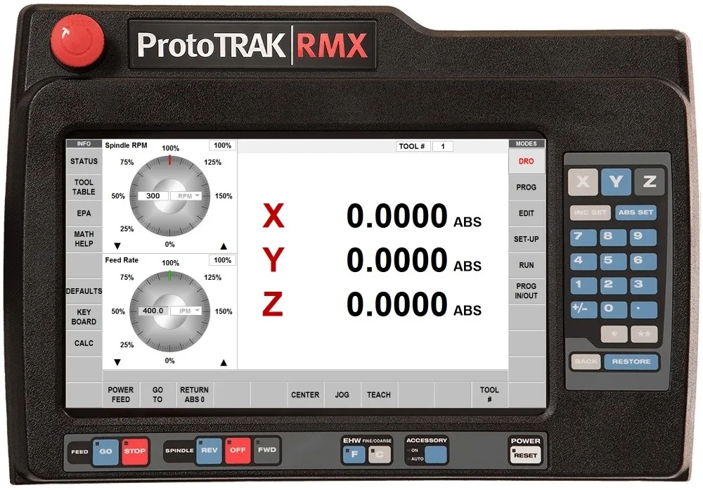 ProtoTRAK RMX 2 or 3 axis CNC Control