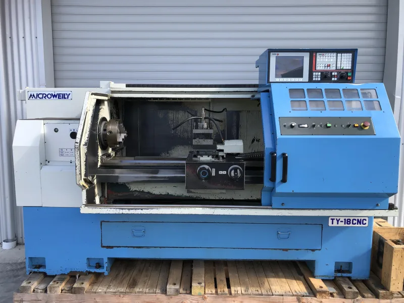 Microweily TY-1860CNC Used Teach CNC Lathe