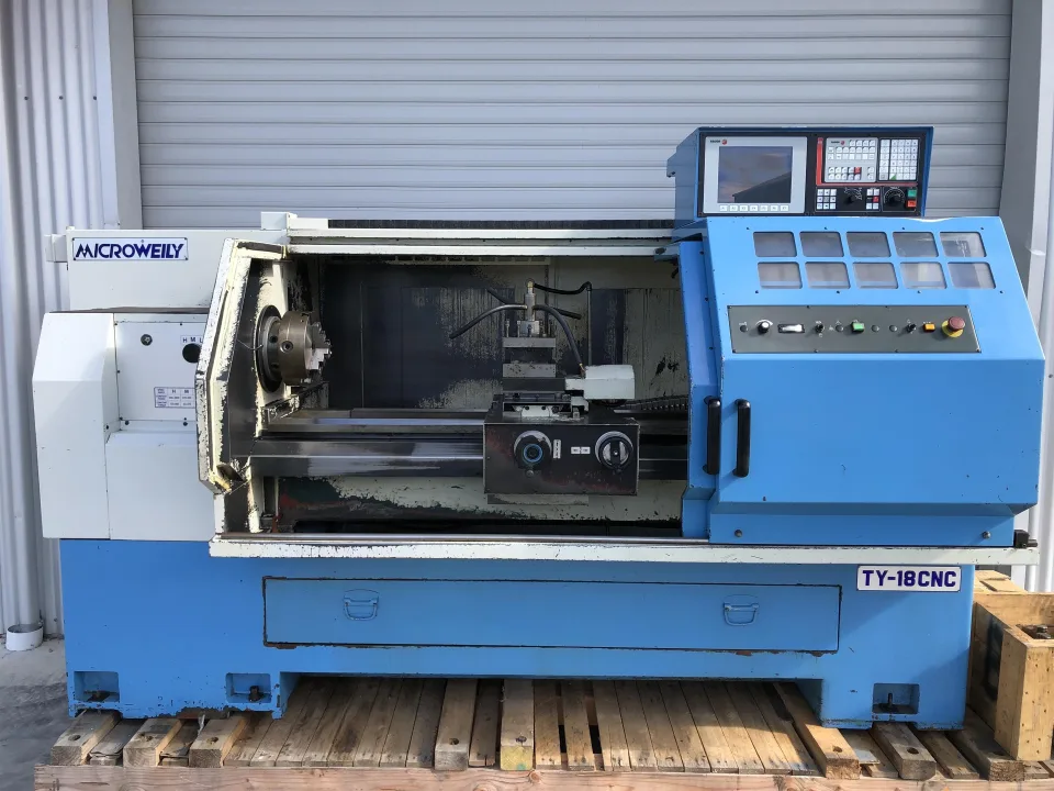 Microweily TY-1860CNC Used Teach CNC Lathe