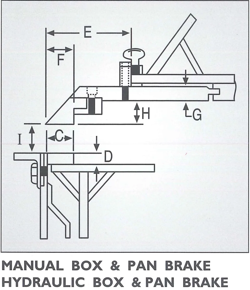 FINTEK V812-6 Manual Box & Pan Folder