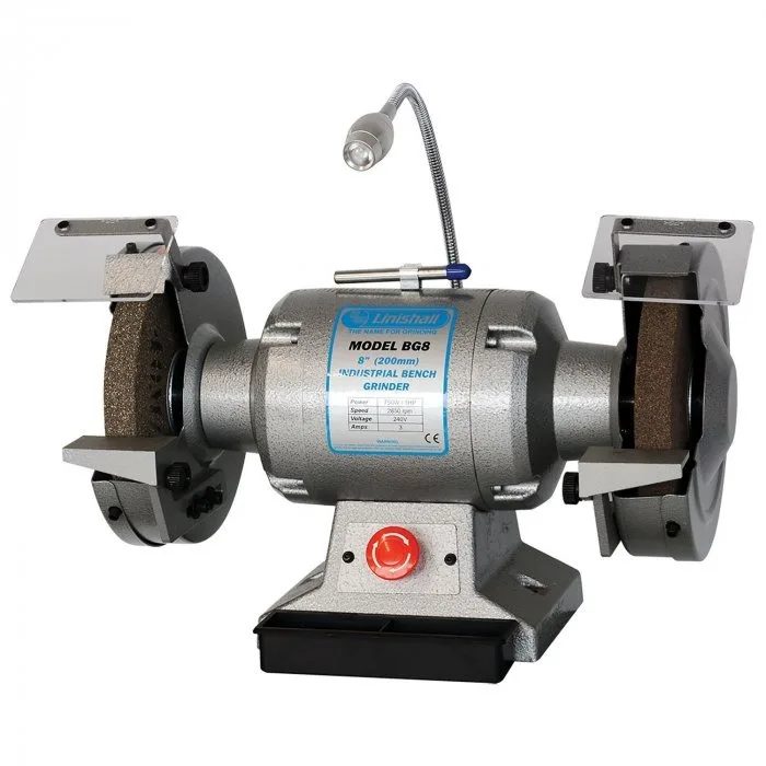 Linishall BG-8 200mm Double Ended Bench Grinder