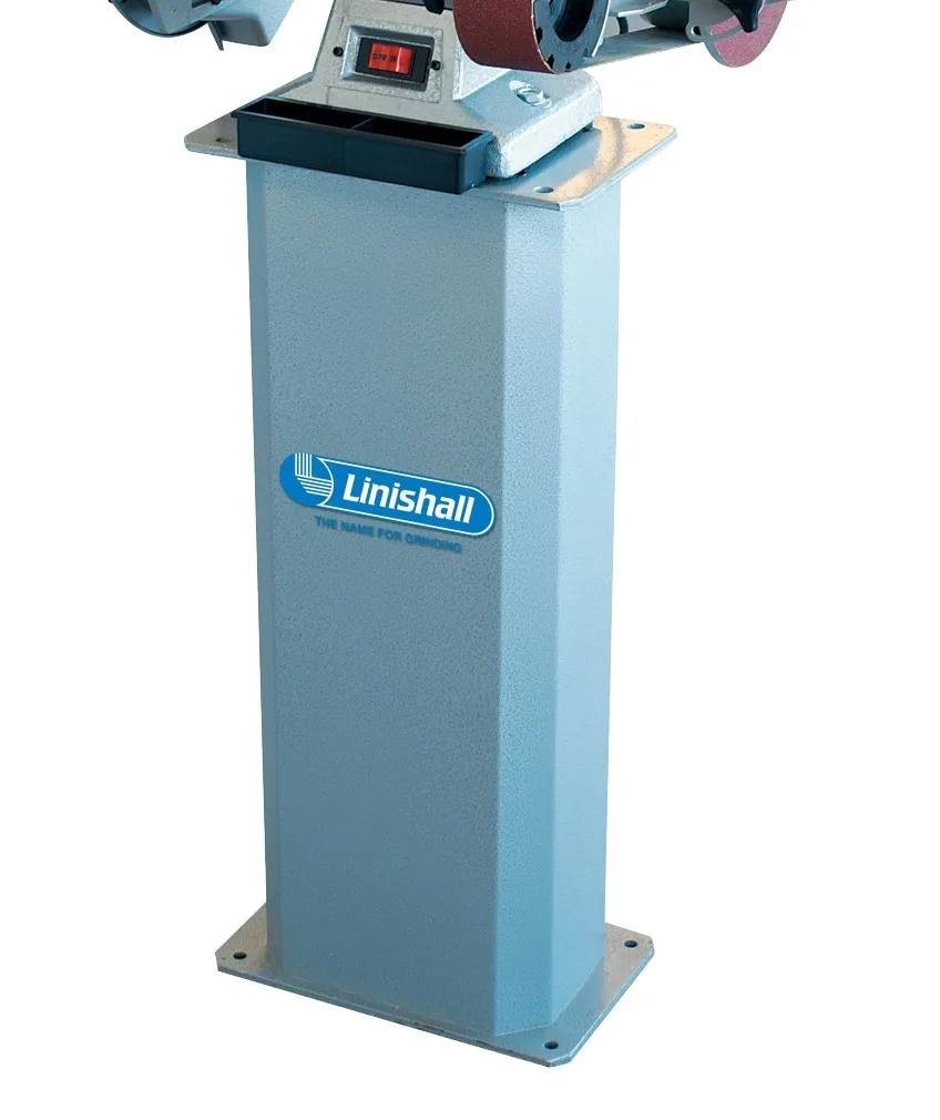 Linishall BG8-L 200mm Grinder complete with linishing attachment
