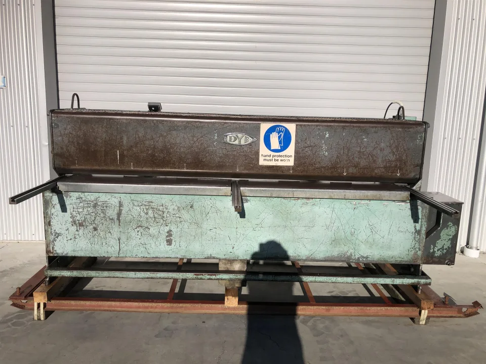 Dye 2500mm x 2.0mm Used Hydraulic Guillotine