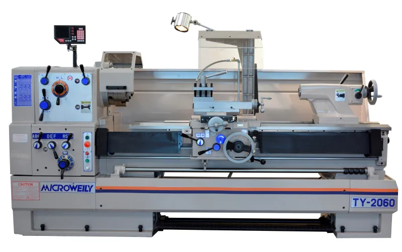 Microweily TY-2060-CE c/w 80mm bore Precision Centre Lathe