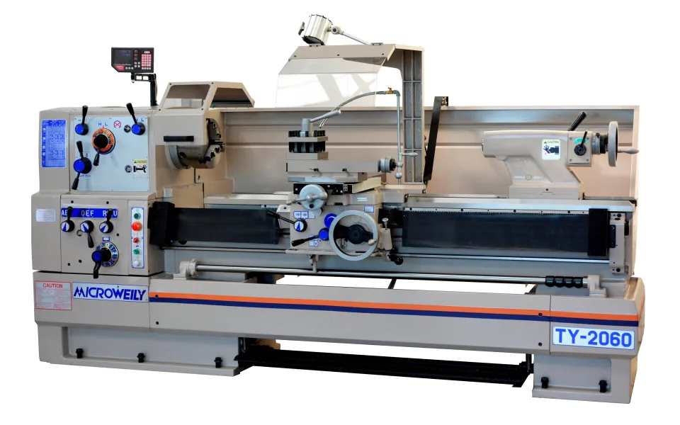 Microweily TY-2060-CE c/w 80mm bore Precision Centre Lathe