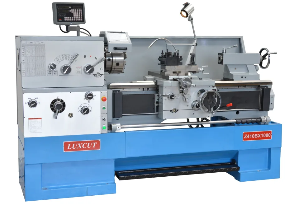 Luxcut Z410B x 1000 c/w 80mm bore Centre Lathe