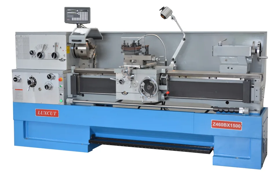 Luxcut Z460B x 1500 c/w 80mm bore Centre Lathe