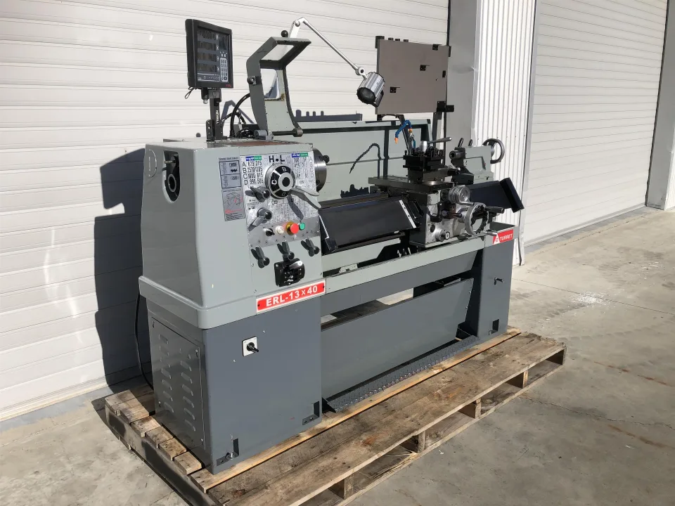 Turret ERL-1340 Used Centre Lathe c/w DRO & QCT