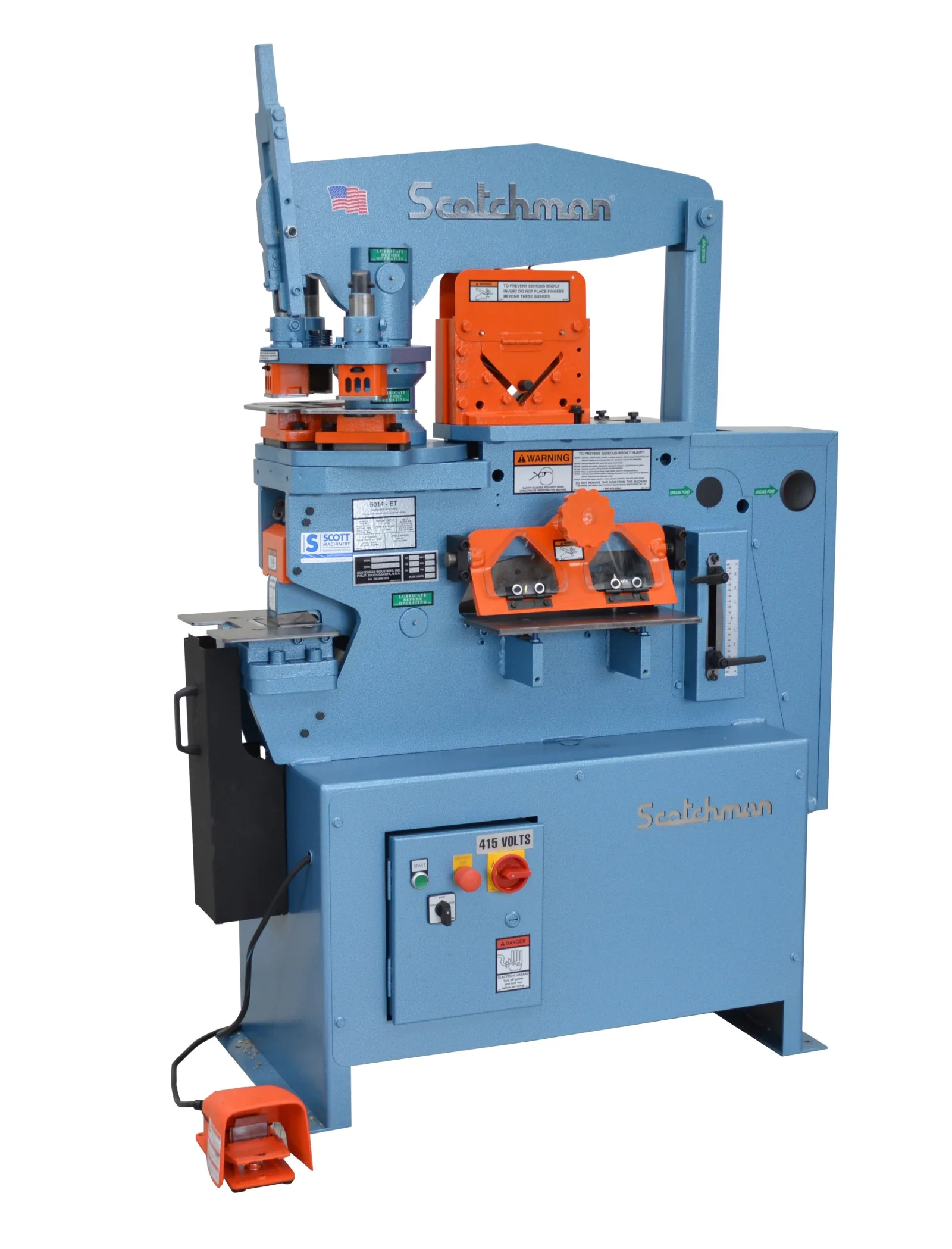 Scotchman 5014-ET Hydraulic Punch & Shearing Machine