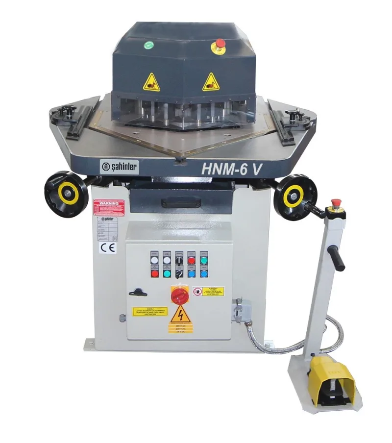 Sahinler HNM-6V Hydraulic Variable Angle Notcher