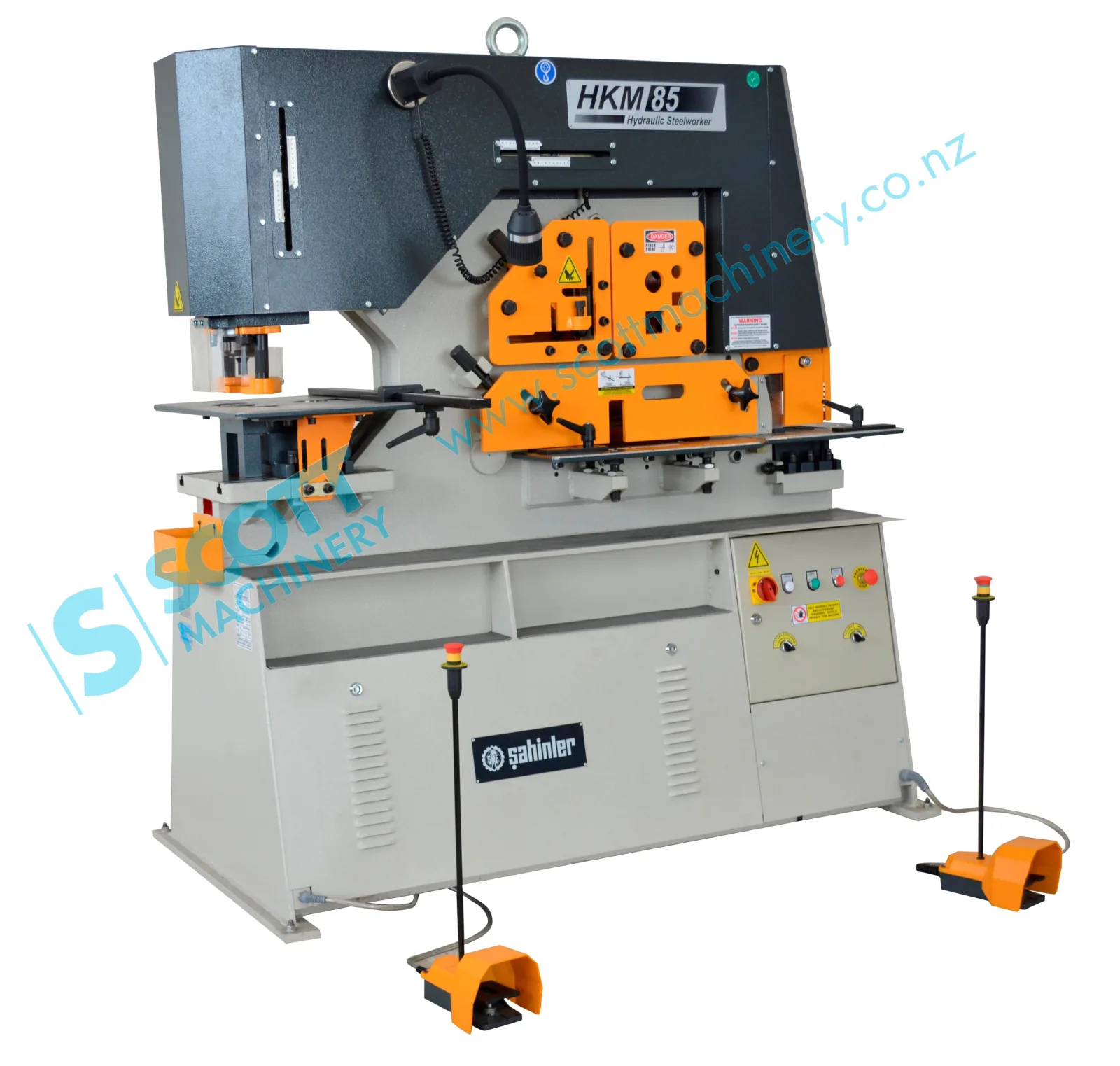 Sahinler HKM-85 Hydraulic Punch & Shearing Machine