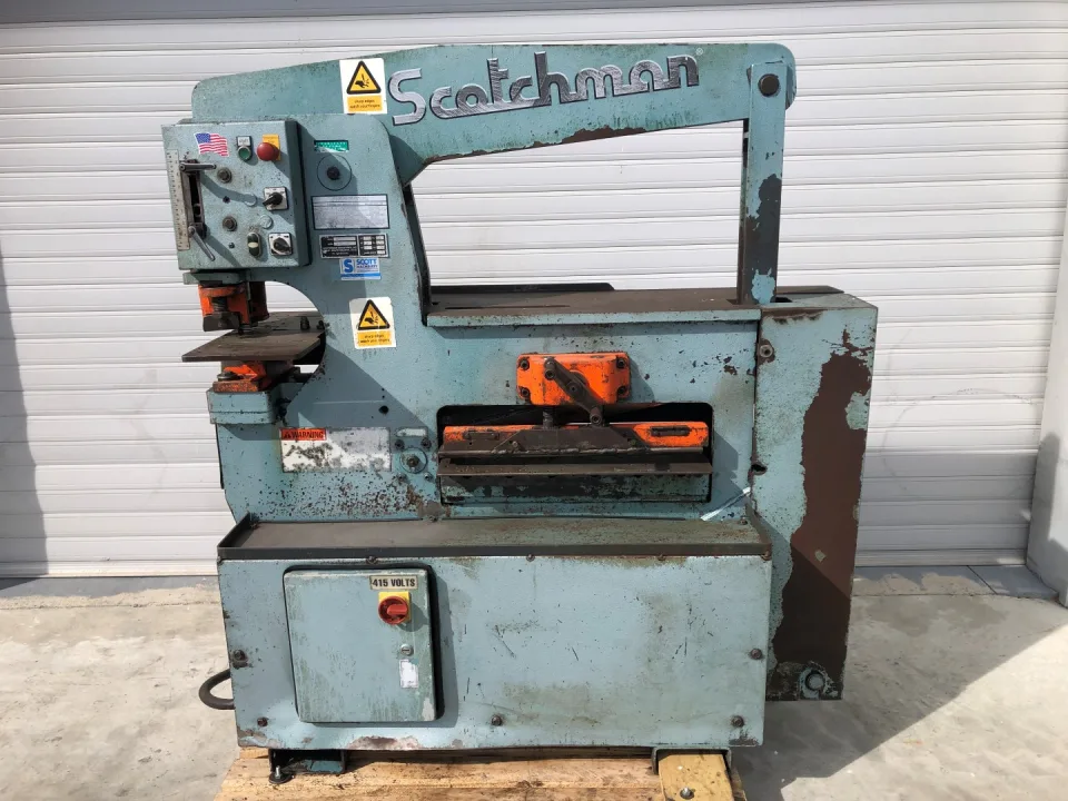Scotchman 6509-24M Used Hydraulic Punch & Shear, 65 Ton