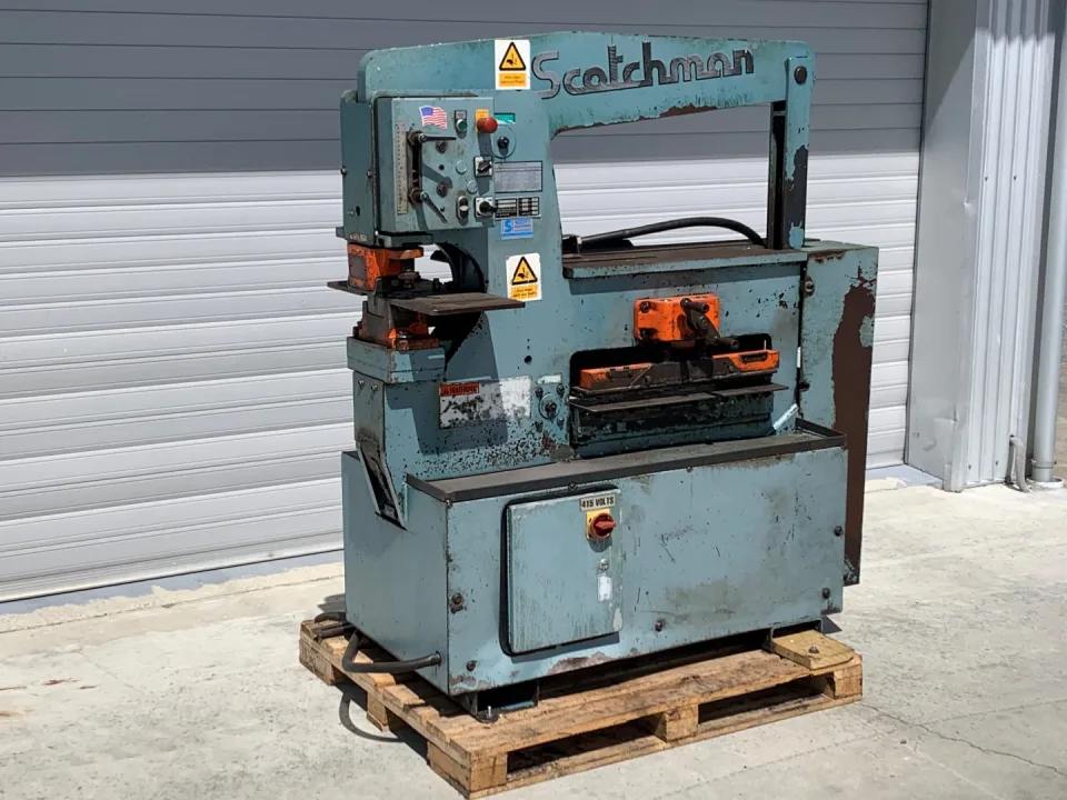 Scotchman 6509-24M Used Hydraulic Punch & Shear, 65 Ton