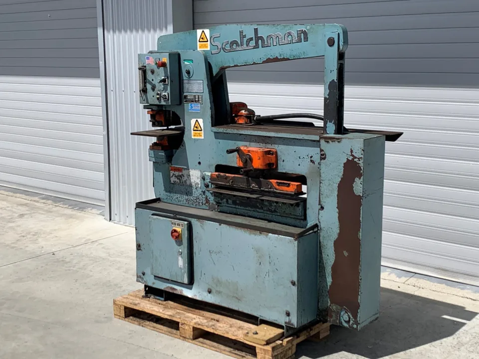 Scotchman 6509-24M Used Hydraulic Punch & Shear, 65 Ton