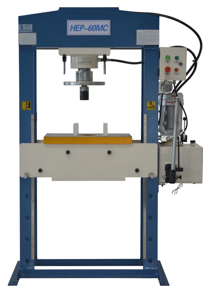 SCOTT HEP-60MC Hydraulic Electric Press with moving Cylinder