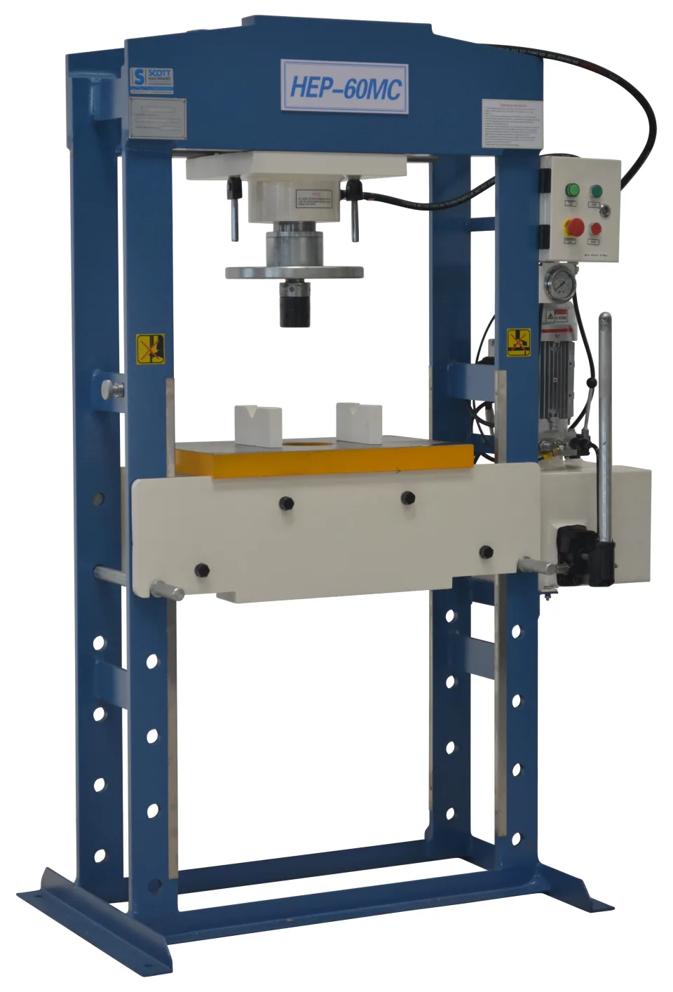 SCOTT HEP-60MC Hydraulic Electric Press with moving Cylinder