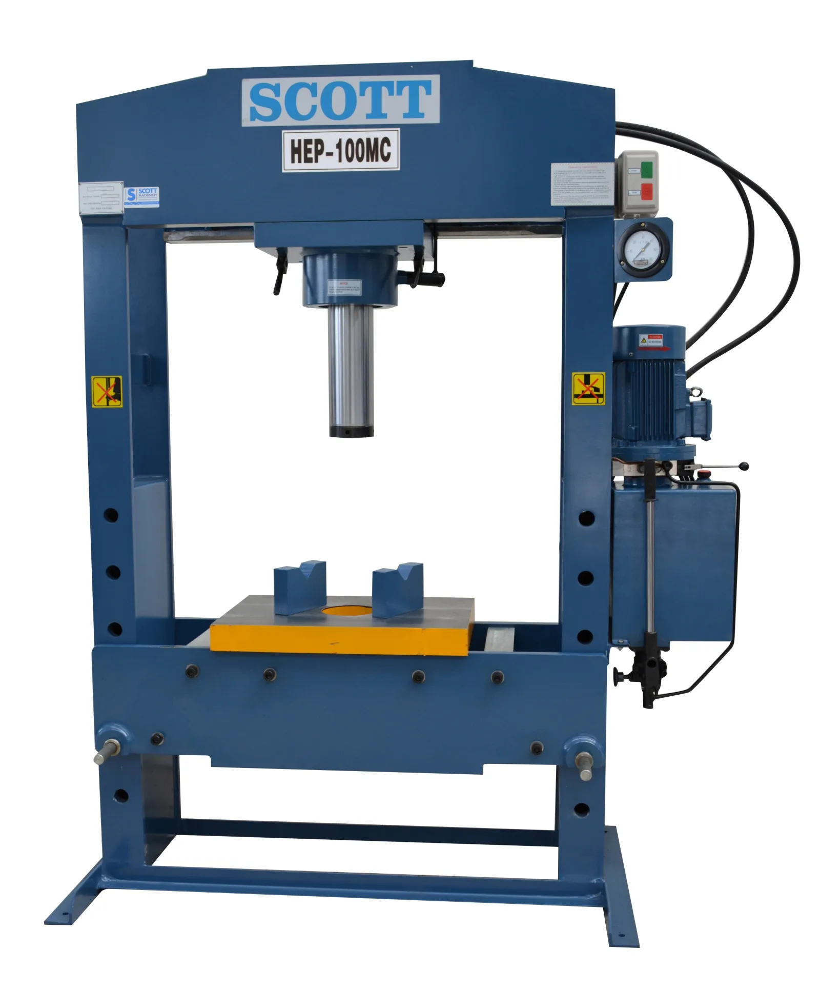SCOTT HEP-100MC Hydraulic Press with Moveable Cylinder