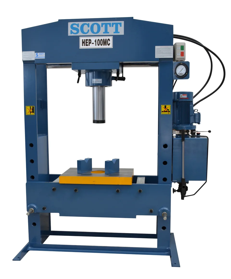 SCOTT HEP-100MC Hydraulic Press with Moveable Cylinder
