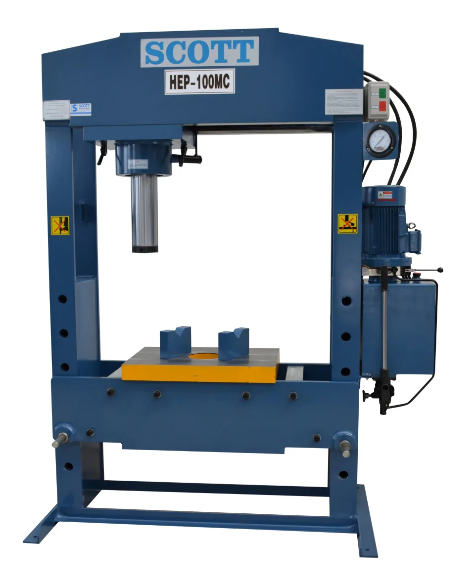 SCOTT HEP-100MC Hydraulic Press with Moveable Cylinder