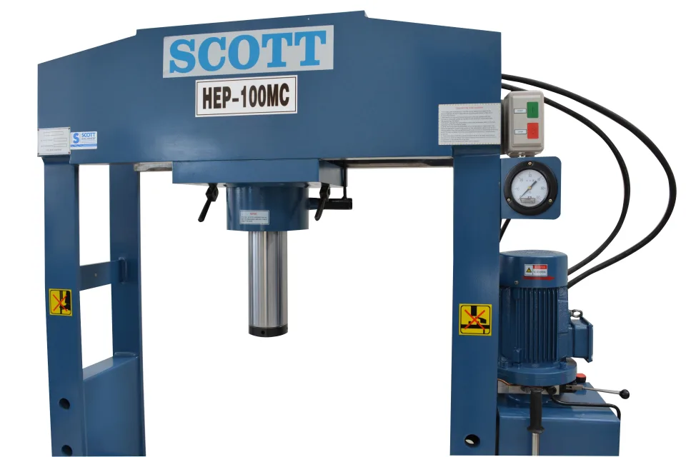 SCOTT HEP-100MC Hydraulic Press with Moveable Cylinder