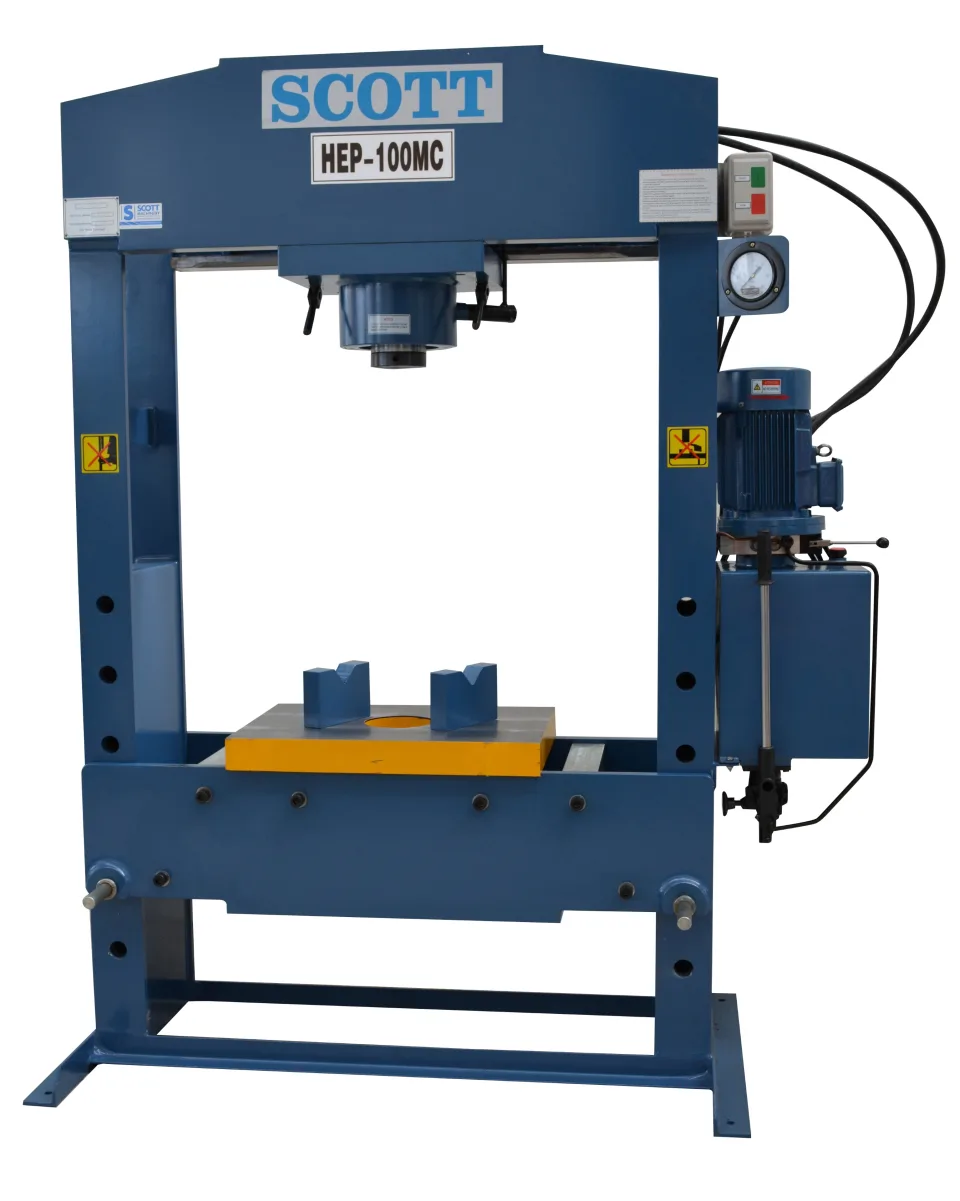 SCOTT HEP-100MC Hydraulic Press with Moveable Cylinder