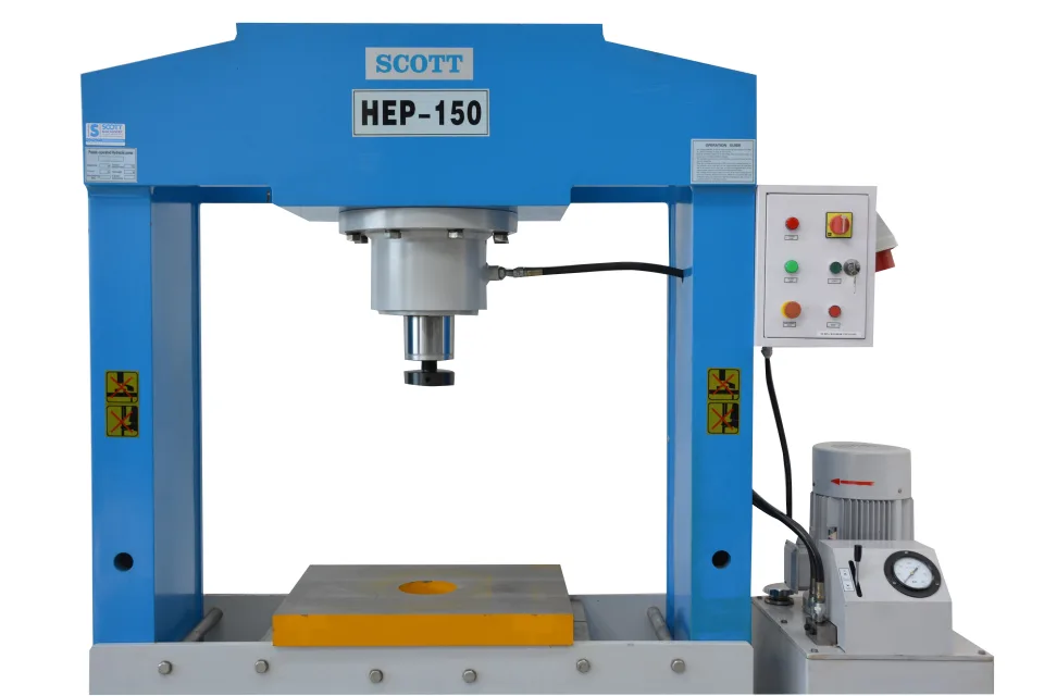SCOTT HEP-150 Hydraulic Electric Powered Frame Press