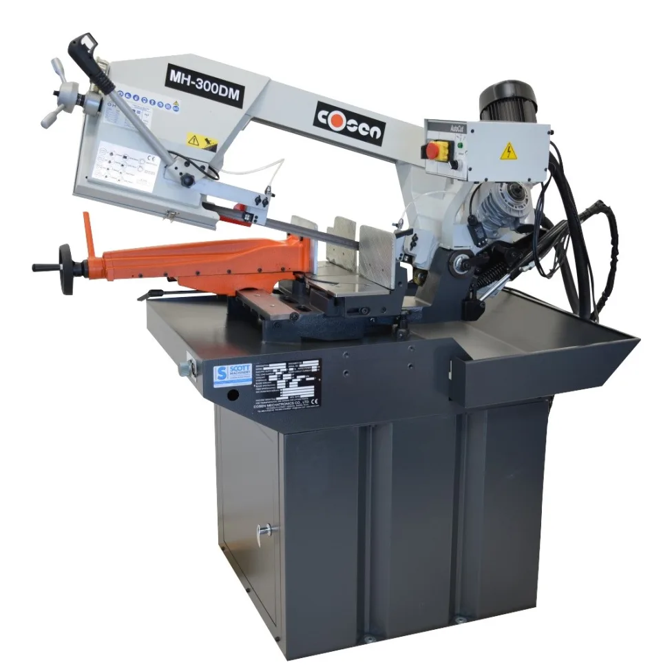 COSEN MH-300DM AutoCut Manual Double Mitre Bandsaw