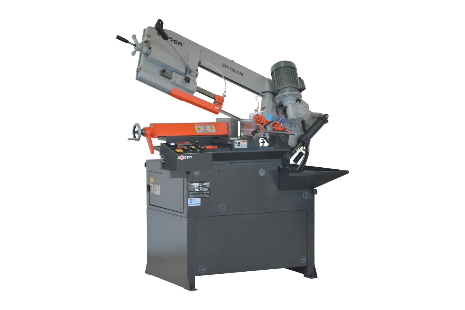 Cosen SH-350DM AutoCut Manual Double Mitre Bandsaw