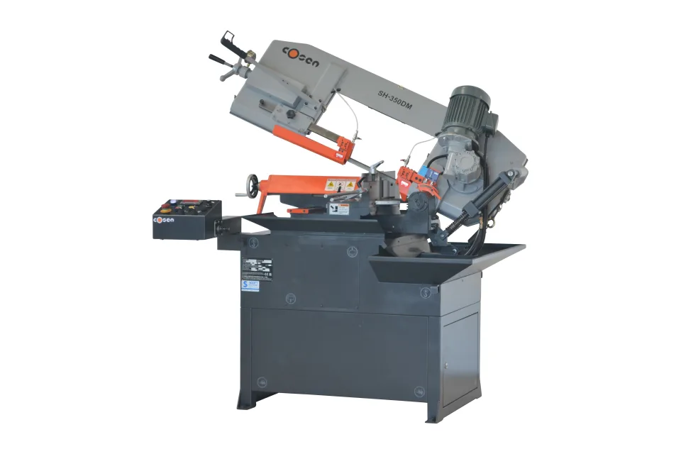 Cosen SH-350DM AutoCut Manual Double Mitre Bandsaw