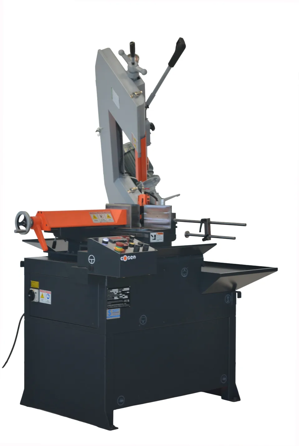 Cosen SH-350DM AutoCut Manual Double Mitre Bandsaw